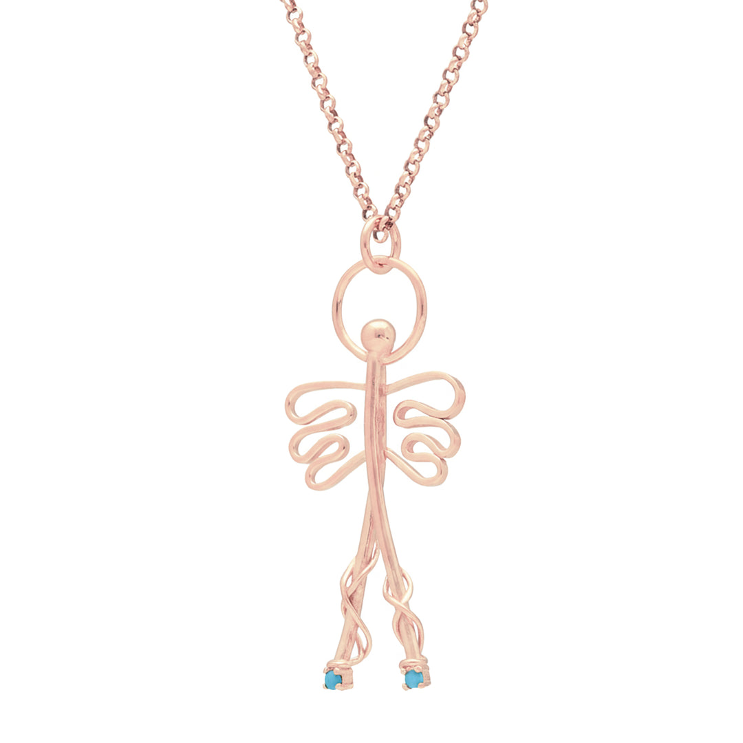 Colgante medallón - "φυλακτό Άγγελος"