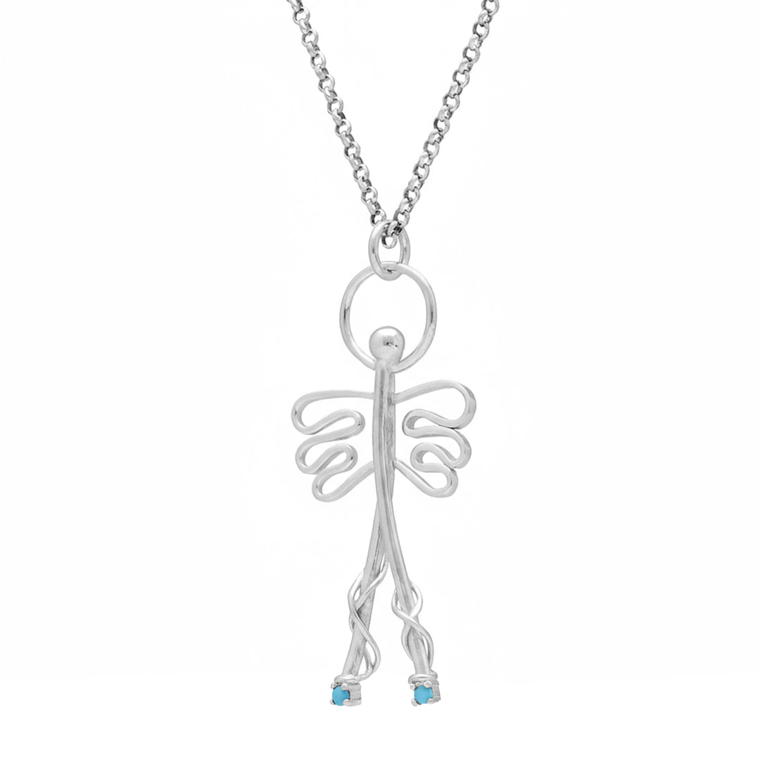 Colgante medallón - "φυλακτό Άγγελος"