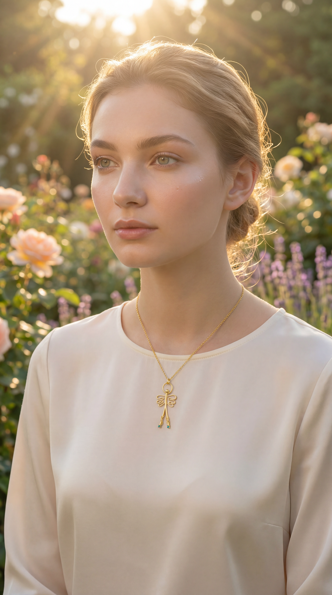 Colgante medallón - "φυλακτό Άγγελος"